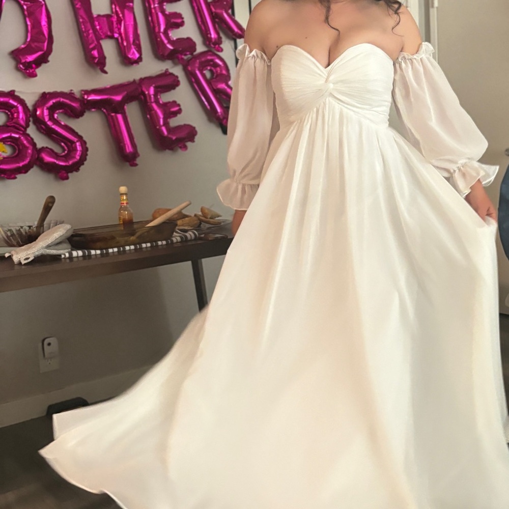 Ethereal wedding gown